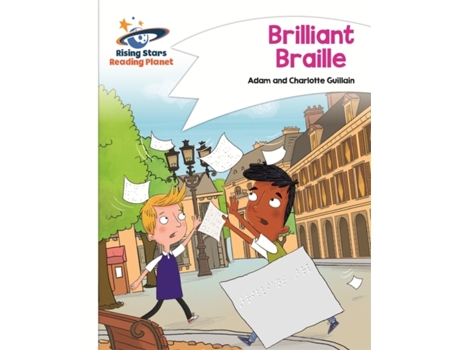 Livro reading planet - brilliant braille - white: comet street kids de adam guillain,charlotte guillain (inglês)