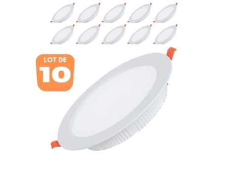 Conjunto de 10 Manchas Alexa Smd Led White 30W 6400K HOROZ ELECTRIC