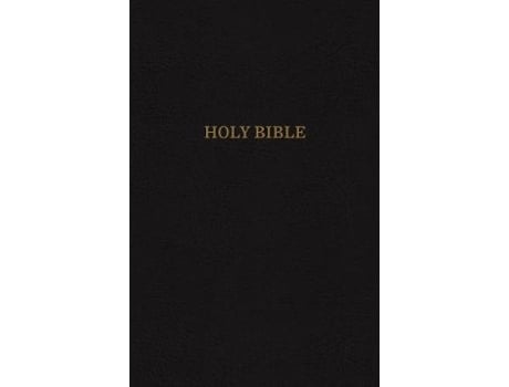 Livro KJV, Thinline Reference Bible, Bonded Leather, Black, Red Letter Edition, Comfort Print: Holy Bible, King James Version (Inglês)