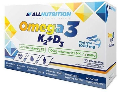 Allnutrition Omega 3 K2 D3 30 cápsulas