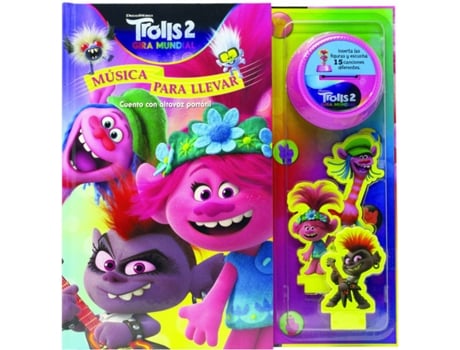 Livro Trolls 2. Música Para Llevar de Dreamworks (Espanhol)