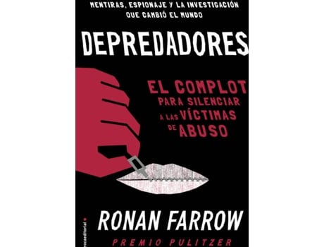 Livro Depredadores de Ronan Farrow (Espanhol)