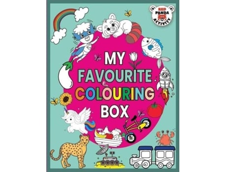 Livro My Favourite Colouring Book Box de Red Panda (Inglês)