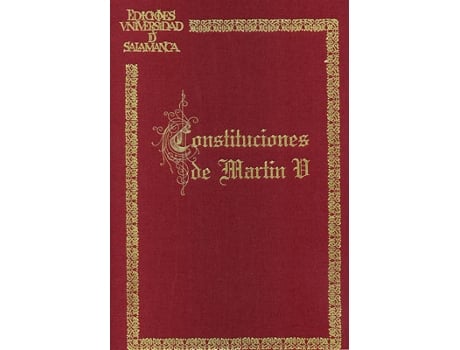 Livro Constituciones De Martin V de Pilar Valero Garcia (Espanhol)