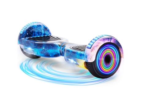 Hoverboard NEI-WAI z1+ Rosa para Crianças (Coluna Bluetooth -  Autonomia:8/10 Km - Velocidade Máx:10Km/H)