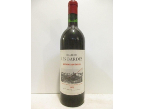 Vinho Tinto CHÂTEAU LES BARDES 1970 (75 cl - 1 unidade)