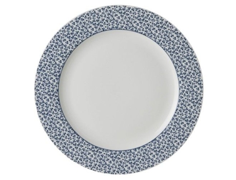 Prato LAURA ASHLEY Floris (Azul e Branco - Porcelana - 26.9x26.9x1.9 cm)