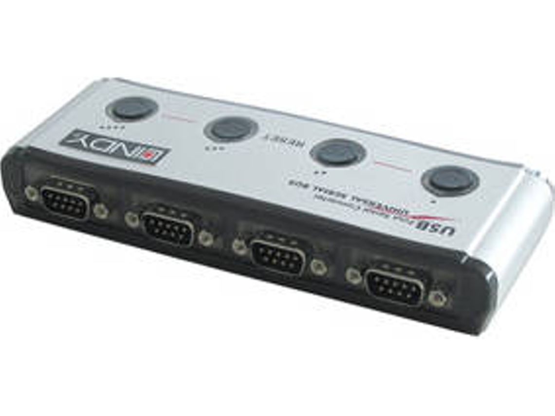 Conversor De Canal LINDY 4-Port USB Serial Converter | Worten.pt