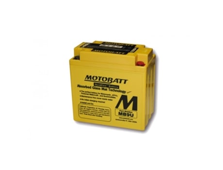 Bateria de Motocicleta MOTOBATT Mb9U 4 Poles