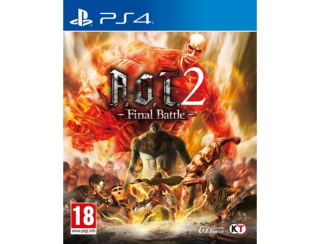 Jogo PS4 Attack On Titan 2 Final Battle