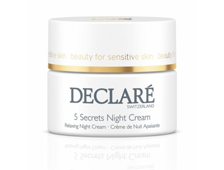 Creme de Noite Calmante e Regenerador Declaré 5 Secrets Night 50ml