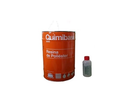 Resina QUIMIBASE de poliéster + Catalisador 5Kg