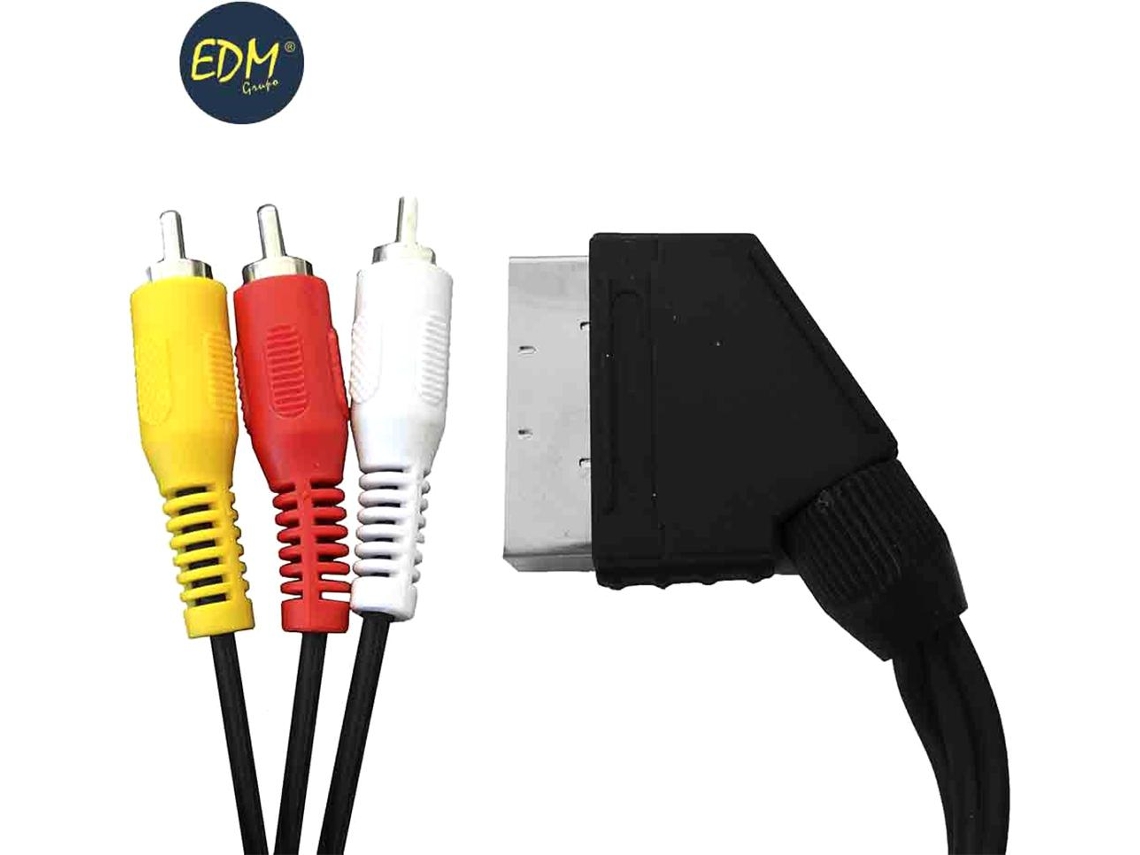 Cable Euroconector/Scart Macho-Macho 1.5m