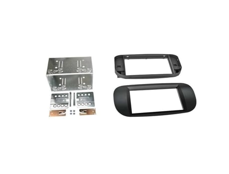 Adaptador de Fachada 2-Din Fiat 500 / 500 C Preto