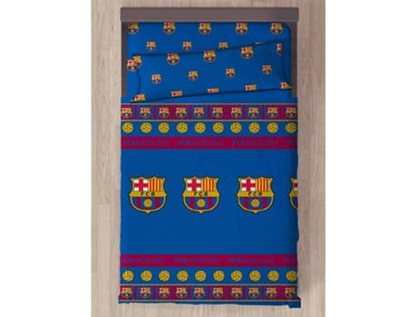 Jogo de Lençóis FC  Barcelona cama 90cm