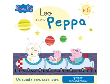 Livro Un Cuento Para Cada Letra: Grupos Consonánticos (Leo Con Peppa Pig 6) de VVAA (Espanhol)