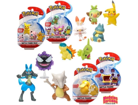Comprar Pokemon multipack Mudkip, Pikachu, Boltund de Bizak