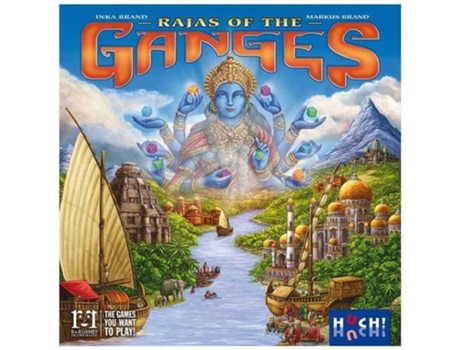 Jogo de Tabuleiro  Rajas of the Ganges (Inglês - Idade Mínima: 12)