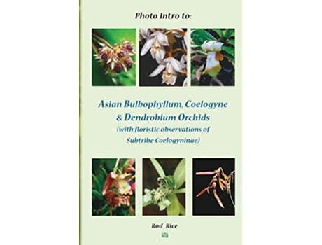 Livro Photo Intro to Asian Bulbophyllum Coelogyne Dendrobium Orchids with floristic observations of Subtribe Coelogyninae de Rod Rice (Inglês)