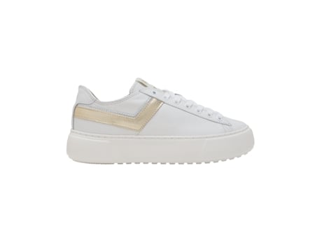 Ténis Top Star Ox Lite Branco e Dourado Sneakers