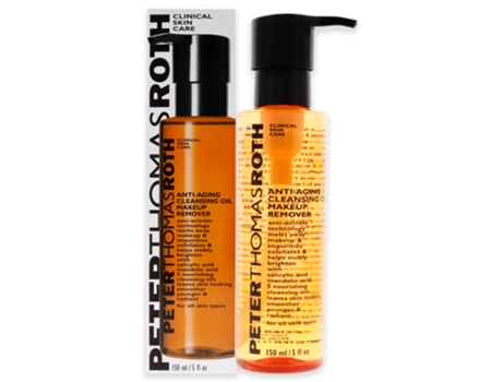 Peter Thomas Roth Anti-Aging Cleansing Oil Makeup Remover para Unisexo, 5 Oz de Removedor de Maquilhagem