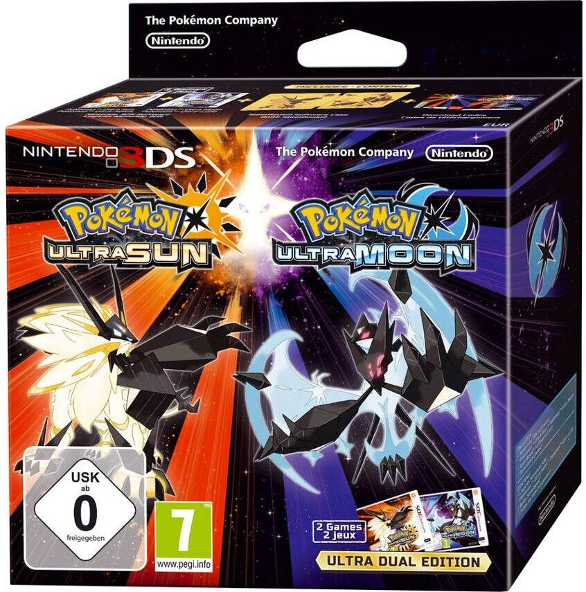 JOGO NINTENDO 3DS POKEMON ULTRA SUN MOON DUALPAK – Star Games Paraguay