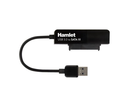 Cabo Adaptador de Caixa de Disco Rígido HAMLET Adaptador Usb 3.0 para Sata