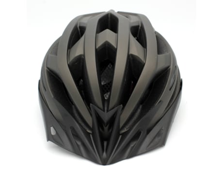 Capacete 9TRANSPORT Ciclismo com Luz Traseira Integrada, Tamanho M (54-61cm), cor Preto