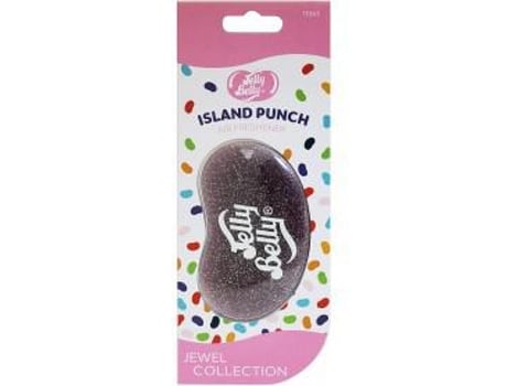 Jelly Belly Ambientador 3D Coche Casa Oficina Baño... Fragancia 'Island Punch'