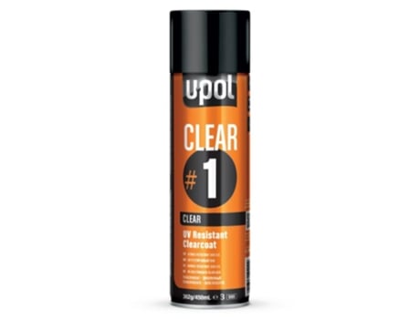 Spray U-POL Verniz Brilhante Clear 1 (450 ml)