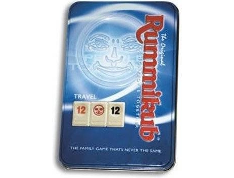 Jogo de Tabuleiro  Rummikub Tin Travel (Idade Mínima: 8)