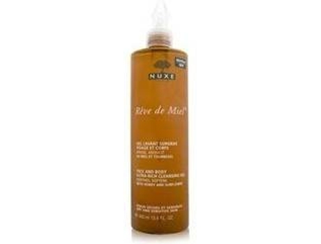 Gel Corporal NUXE Rêve de Miel Gel de Limpeza para Rosto e Corpo (400 ml)