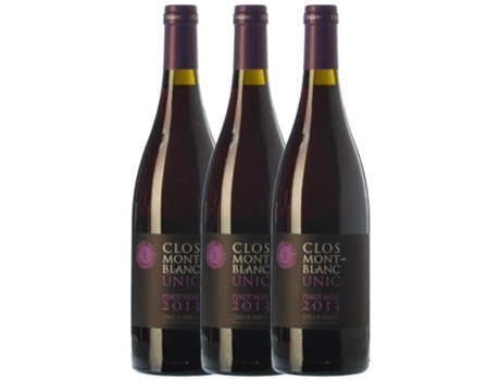 Vinho Brancos CLOS MONTBLANC Clos Montblanc Únic Pinot Preto Conca De Barberà Crianza (0.75 L - 3 unidades)