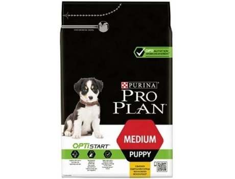 Ração para Cães  Pro Plan (3Kg - Seca - Porte Médio - Sabor: Frango)