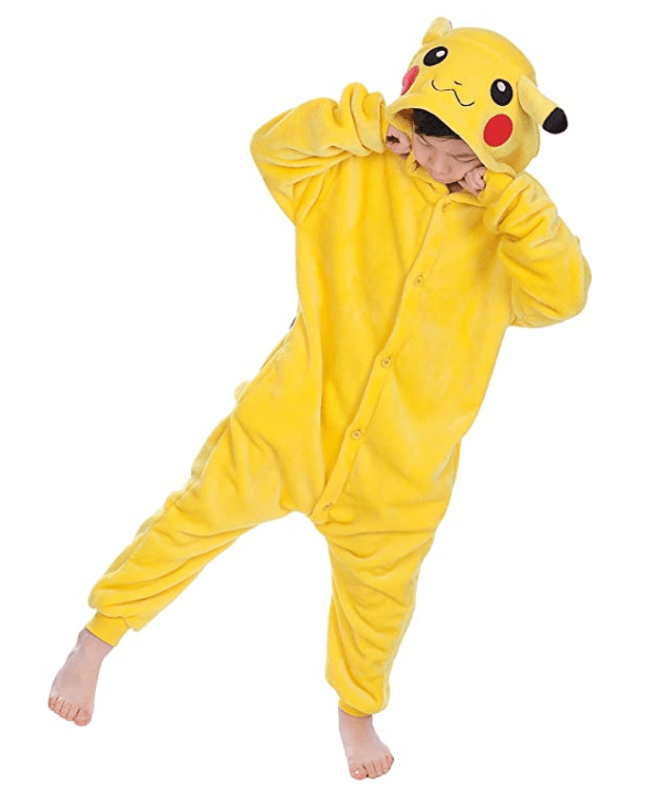 pijama macacão fantasia cosplay pikachu - pokemon