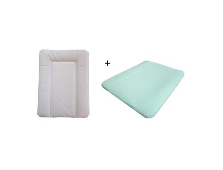 Steff - Muda-fraldas soft branco 70x50cm + Lençol protetor