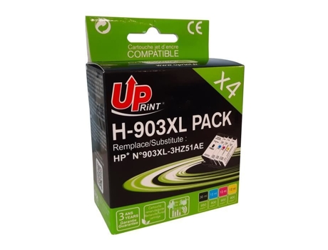 Hp Nº 903Xl Pacote 3Hz51Ae. Cartucho de Tinta Compatível com Qualidade Premium de Alta Capacidade. Por Que Escolher Um Cartucho UPRINT