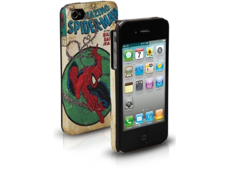 Capa PVC  iPhone4/4S Spiderman Marvel