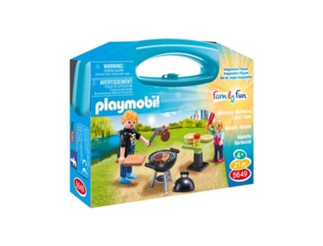 Playset Family Fun Backyard Barbacue Carry Case  5649 (21 pcs)