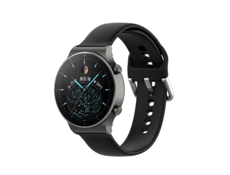 Correa de Silicona Con Hebilla para Samsung Galaxy Watch6 Classic LTE - 43mm - Negra GIFT4ME