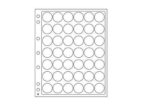 Folhas de Plástico Encap LEUCHTTURM para Pratos e Folhas 2 Unid.