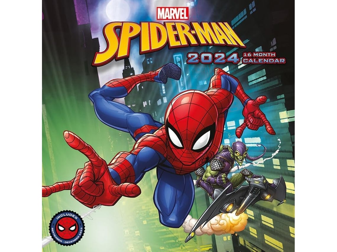 Calendario 2025 SpiderMan 2025 Marvel 30 X 30 Cm Worten.pt