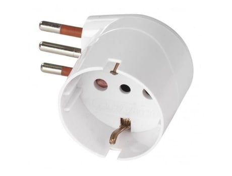 Ipw Ic214Angw Adaptador Plug Tomada 10A 250V Ângulo Branco ROSI