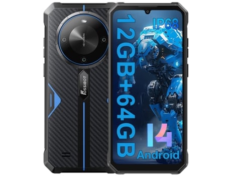 Smartphone FOSSIBOT F105 6.745” 4Gb 64Gb Azul