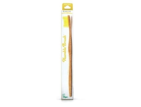 The Humble Co Bamboo Escova Adulto Macio Amarelo