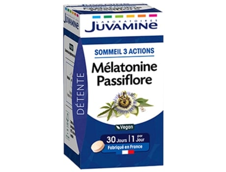 Melatonina de Passiflora 30 Comprimidos JUVAMINE