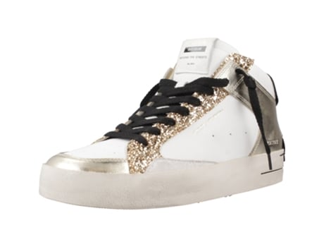 Sapatos de Mulher CRIME LONDON Deluxe Mid Tecido Branco (39)