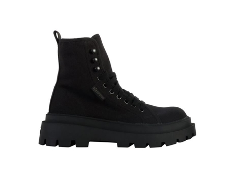 Botas de Mulher SUPERGA Cetim Preto (40)