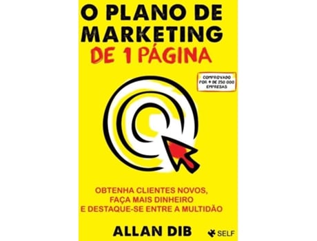 Livro O Plano de Marketing de 1 Página de Allan Dib (Português)