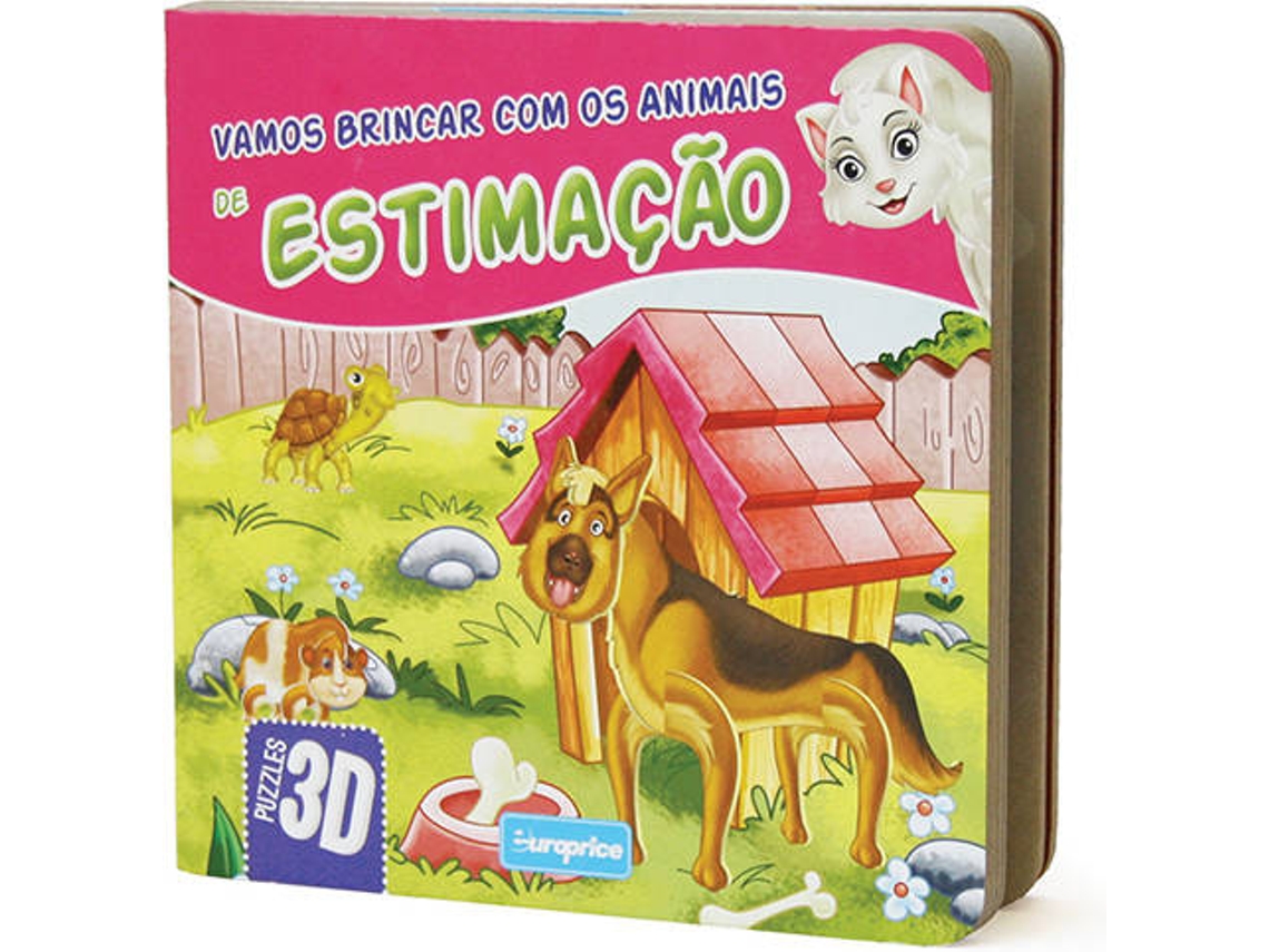 livro vamos brincar com os animais de estimação de europrice português